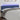 Hoofdbord LED 180x5x78/88 cm stof blauw