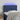 Hoofdbord LED 80x7x78/88 cm stof blauw