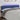 Hoofdbord LED 180x7x78/88 cm stof blauw