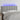 Hoofdbord LED 100x5x78/88 cm stof lichtgrijs