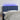 Hoofdbord LED 100x5x78/88 cm stof blauw