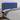 Hoofdbord LED 160x5x118/128 cm stof blauw
