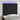 Hoofdbord LED 90x5x118/128 cm fluweel zwart