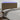 Hoofdbord LED 160x5x118/128 cm stof donkerbruin