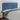 Hoofdbord LED 180x5x118/128 cm fluweel donkerblauw