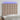 Hoofdbord LED 80x5x118/128 cm kunstleer cappuccinokleurig