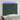 Hoofdbord LED 80x5x118/128 cm fluweel donkergroen