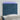 Hoofdbord LED 80x5x118/128 cm fluweel donkerblauw