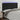 Hoofdbord LED 160x5x118/128 cm fluweel zwart