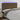 Hoofdbord LED 180x5x118/128 cm stof donkerbruin