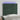 Hoofdbord LED 100x5x118/128 cm fluweel donkergroen