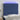 Hoofdbord LED 100x7x118/128 cm stof blauw