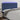 Hoofdbord LED 180x7x118/128 cm stof blauw