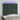 Hoofdbord LED 80x5x118/128 cm fluweel donkergroen