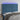 Hoofdbord LED 144x5x118/128 cm fluweel donkerblauw