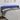 Hoofdbord LED 203x16x78/88 cm stof blauw