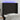 Hoofdbord LED 83x16x118/128 cm stof zwart