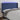 Hoofdbord LED 163x16x118/128 cm stof blauw