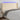 Hoofdbord LED 183x16x118/128 cm stof crèmekleurig
