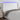 Hoofdbord LED 163x16x118/128 cm kunstleer wit