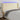 Hoofdbord LED 183x16x118/128 cm kunstleer crèmekleurig