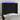 Hoofdbord LED 83x16x118/128 cm fluweel zwart