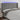 Hoofdbord LED 163x16x118/128 cm stof donkergrijs