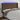 Hoofdbord LED 183x16x118/128 cm stof donkerbruin