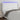 Hoofdbord LED 183x16x118/128 cm kunstleer wit