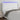 Hoofdbord LED 203x16x118/128 cm kunstleer wit