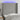Hoofdbord LED 93x16x118/128 cm stof lichtgrijs