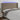 Hoofdbord LED 203x16x118/128 cm stof taupe