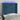 Hoofdbord LED 83x16x118/128 cm fluweel donkerblauw