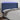 Hoofdbord LED 163x16x118/128 cm stof blauw