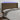 Hoofdbord LED 183x16x118/128 cm stof donkerbruin