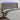 Hoofdbord LED 183x16x118/128 cm stof donkergrijs