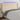 Hoofdbord LED 183x16x118/128 cm stof crèmekleurig