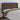 Hoofdbord LED 203x16x118/128 cm stof donkerbruin