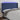 Hoofdbord LED 163x16x118/128 cm stof blauw