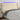 Hoofdbord LED 183x16x118/128 cm stof crèmekleurig