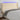 Hoofdbord LED 203x16x118/128 cm stof crèmekleurig