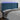 Hoofdbord LED 203x16x118/128 cm fluweel donkerblauw