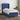 Boxspring met matras en LED stof blauw 80x200 cm