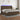 Boxspring met matras en LED stof donkerbruin 200x200 cm
