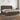 Boxspring met matras en LED stof donkerbruin 200x200 cm