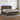 Boxspring met matras en LED stof donkerbruin 160x200 cm