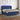 Boxspring met matras en LED stof blauw 160x200 cm