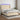 Boxspring met matras en LED stof crèmekleurig 140x200 cm