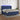 Boxspring met matras en LED stof blauw 160x200 cm