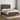 Boxspring met matras en LED stof donkerbruin 140x200 cm